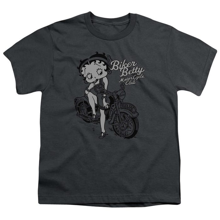 Biker Betty Motor Cycle Club BBMC Betty Boop Kids T-Shirt