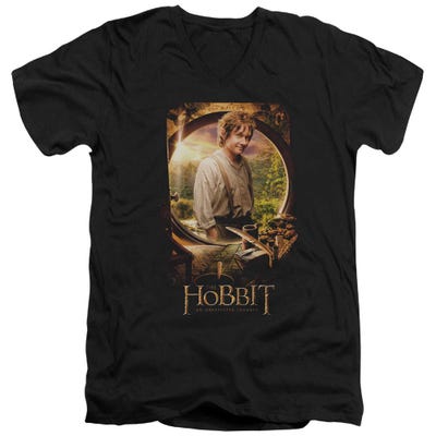 Bilbo In The Shire The Hobbit V-Neck T-Shirt