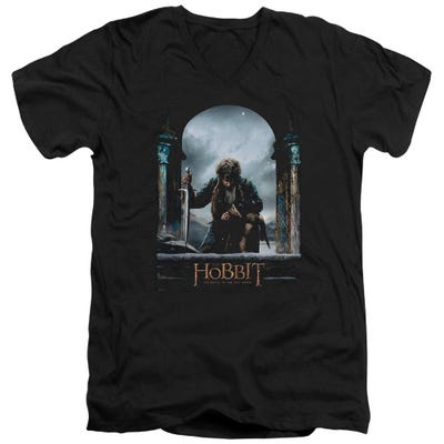 Bilbo Poster The Hobbit1 V-Neck T-Shirt