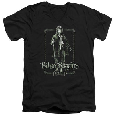 Bilbo Stare The Hobbit V-Neck T-Shirt