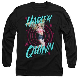 Birds of Prey Harley Quinn On Target Long Sleeve Shirt