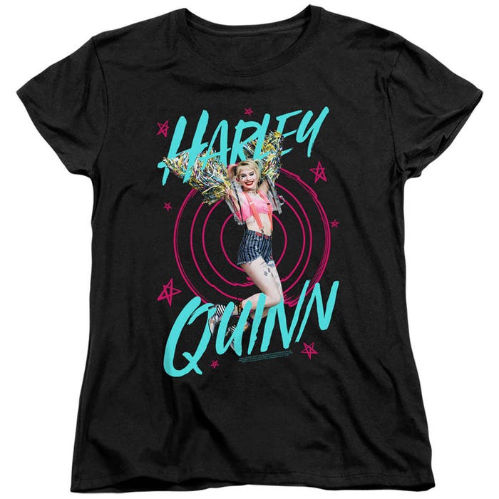 Birds of Prey Harley Quinn On Target Womens T-Shirt