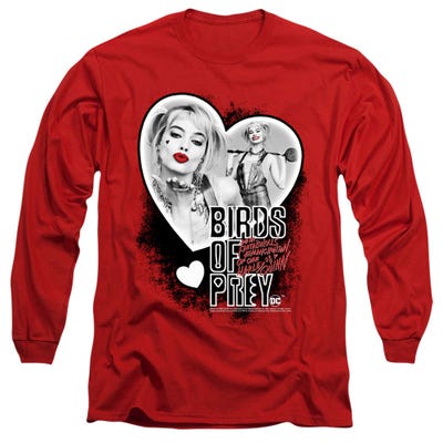 Birds of Prey Heart Harley Long Sleeve Shirt