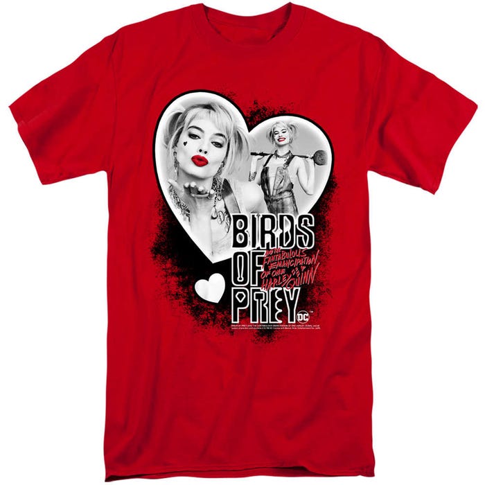 Birds of Prey Heart Harley Tall T-Shirt