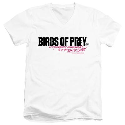 Birds of Prey Horizontal Logo V-Neck T-Shirt