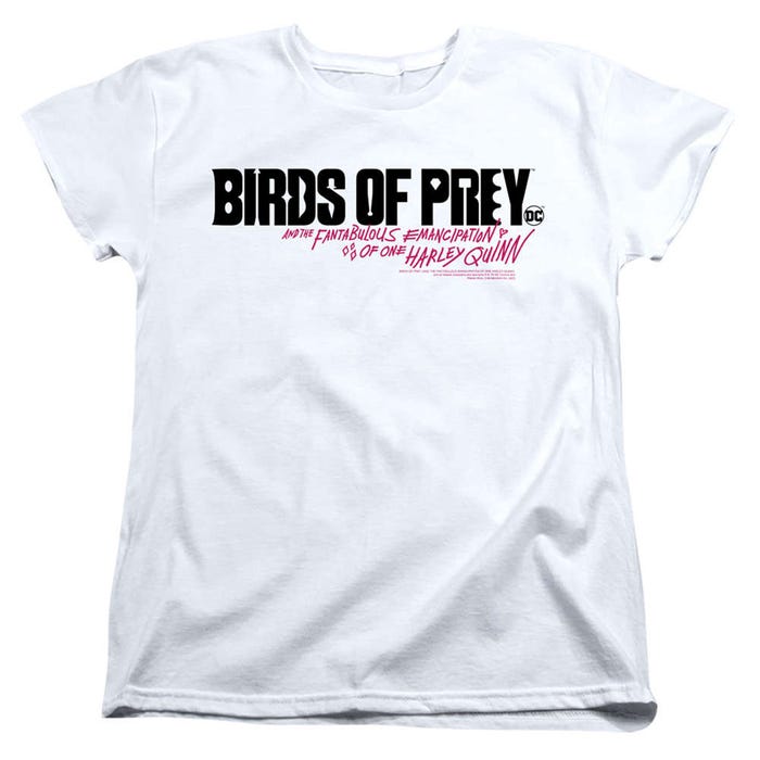 Birds of Prey Horizontal Logo Womens T-Shirt