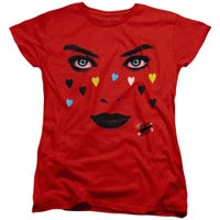 Birds of Prey Red Harley Face	 Womens T-Shirt
