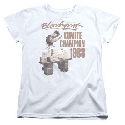 Bloodsport 1988 Kumite Champoion Dux Smash Womens T-Shirt