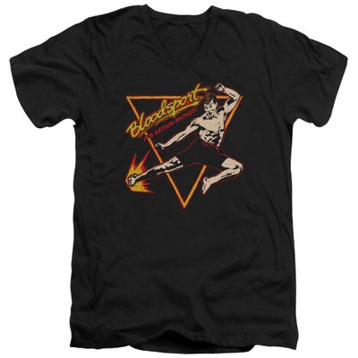 Bloodsport It’s Action Packed Ninja V-Neck T-Shirt