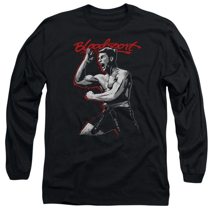 Bloodsport Loud Mouth Ninja Long Sleeve Shirt