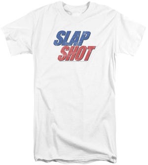 Blue & Red Logo Slap Shot Tall T-Shirt