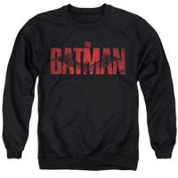 THE BATMAN CRIMSON DRAWN BAT LOGO Sweatshirt