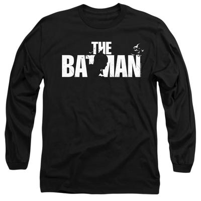 THE BATMAN SILHOUETTE TITLE Long Sleeve Shirt