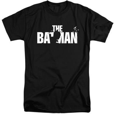 THE BATMAN SILHOUETTE TITLE Tall T-Shirt