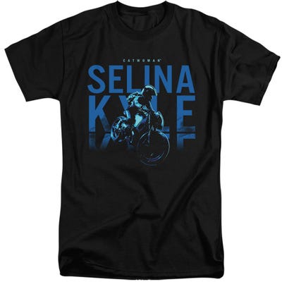 THE BATMAN SELINA KYLE MOTORCYCLE Tall T-Shirt