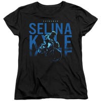THE BATMAN SELINA KYLE MOTORCYCLE Womens T-Shirt