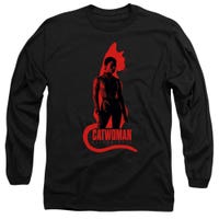 THE BATMAN SELINA KYLE CAT SILHOUETTE Long Sleeve Shirt