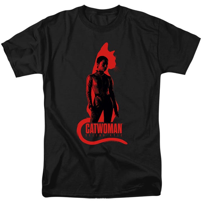 THE BATMAN SELINA KYLE CAT SILHOUETTE T-Shirt