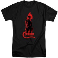 THE BATMAN SELINA KYLE CAT SILHOUETTE Tall T-Shirt