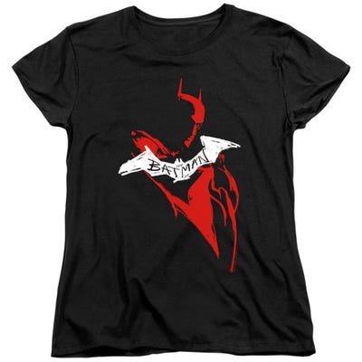 THE BATMAN HAND DRAWN SILHOUETTE Womens T-Shirt