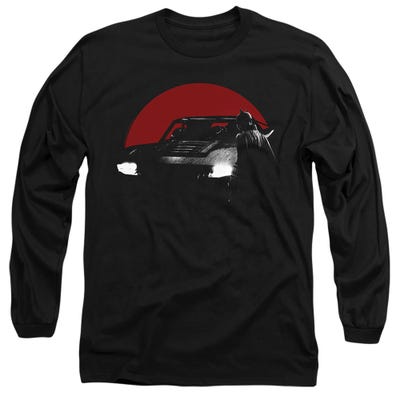 THE BATMAN RED MOON AND BATMOBILE Long Sleeve Shirt