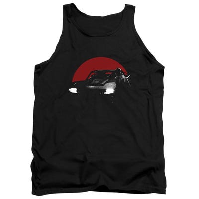 THE BATMAN RED MOON AND BATMOBILE Tank Top