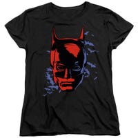 THE BATMAN SHADOWED HEADSHOT Womens T-Shirt