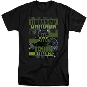 The Batman Unmask The Truth Tall T-Shirt