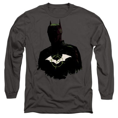THE BATMAN SILHOUETTE WITH RIDDLER LOGO Long Sleeve Shirt