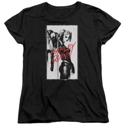 BATMAN INKED QUINN Womens T-Shirt
