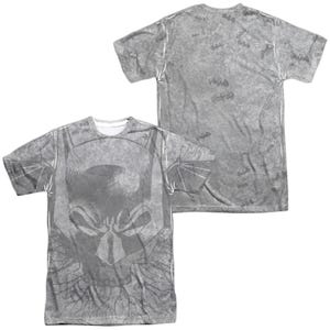 Batman Rooted Bat Skull Front & Back Sublimation T-Shirt