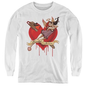 Harley Quinn Perfect Angel Kids Long Sleeve Shirt