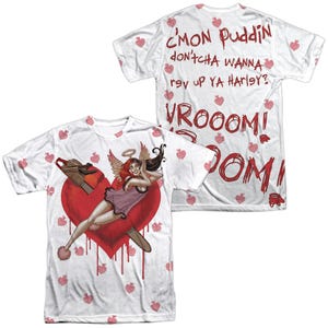 Harley Quinn Vroom Vroom! Front & Back Sublimation T-Shirt