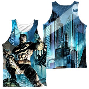 Batman Rainy Rooftop Sublimation Tank Top