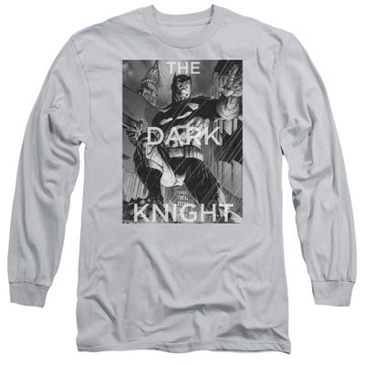 The Dark Knight Batman Fighting The Storm Long Sleeve Shirt