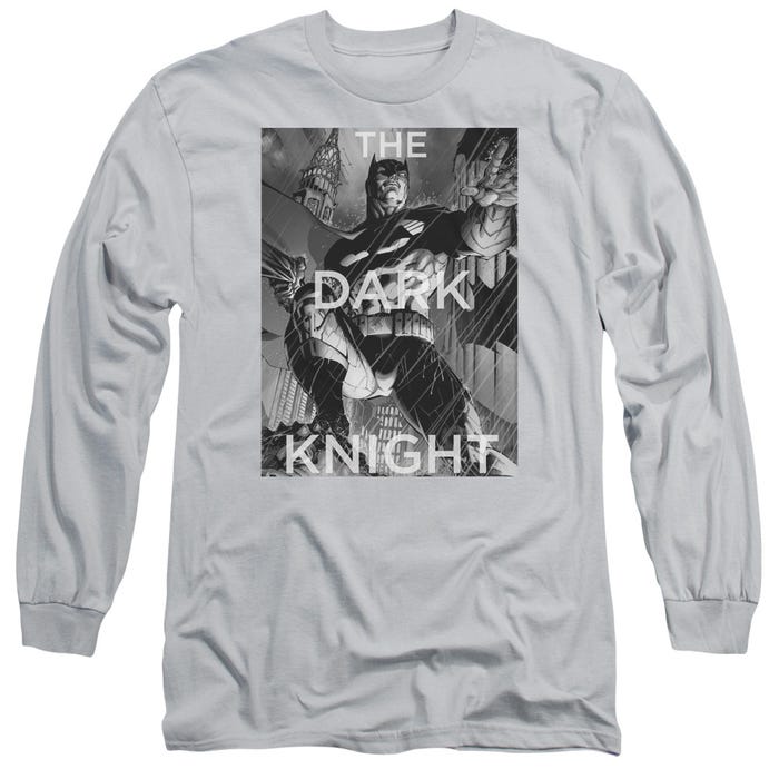 The Dark Knight Batman Fighting The Storm Long Sleeve Shirt
