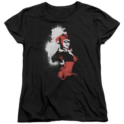 BATMAN SPLATTERED COUPLE Womens T-Shirt