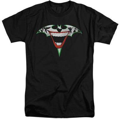 JOKER BAT LOGO BATMAN Tall T-Shirt