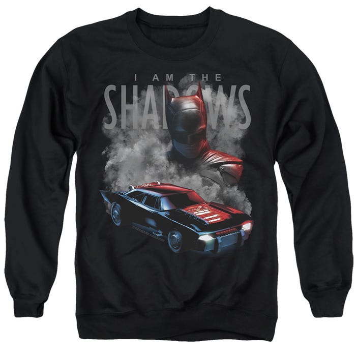 THE BATMAN 2022 BATMAN AND BATMOBILE Sweatshirt