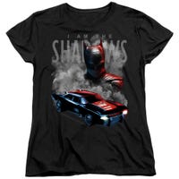 THE BATMAN 2022 BATMAN AND BATMOBILE Womens T-Shirt