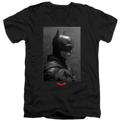 THE BATMAN 2022 WORN PORTRAIT V-Neck T-Shirt