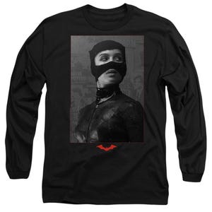 THE BATMAN 2022 CATWOMAN WORN PORTRAIT Long Sleeve Shirt