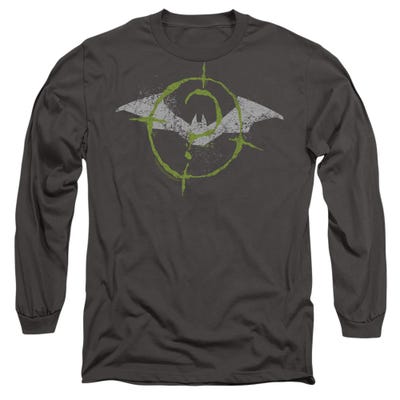 THE BATMAN (2022) SCRIBBLES BAT LOGO Long Sleeve Shirt