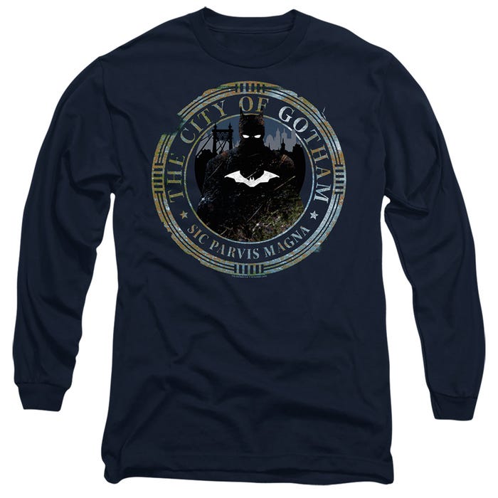 THE BATMAN 2022 GOTHAM SEAL Long Sleeve Shirt