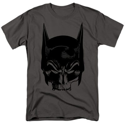 BATMAN SKULL ON GRAY T-Shirt