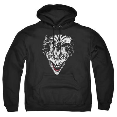 BATMAN JOKER RED ON BLACK Hoodie