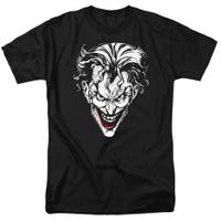 BATMAN JOKER RED ON BLACK T-Shirt