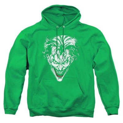 BATMAN JOKER RED ON GREEN Hoodie