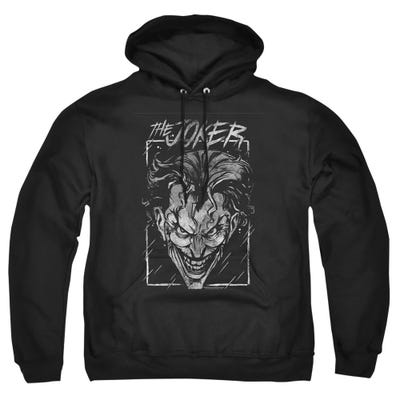 BATMAN JOKER STORM ON BLACK Hoodie