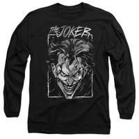 BATMAN JOKER STORM ON BLACK Long Sleeve Shirt